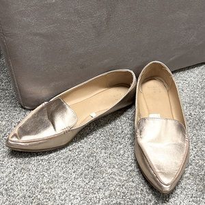 A new day rose gold flats